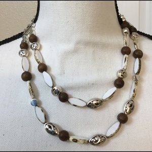 Brighton double-strand necklace